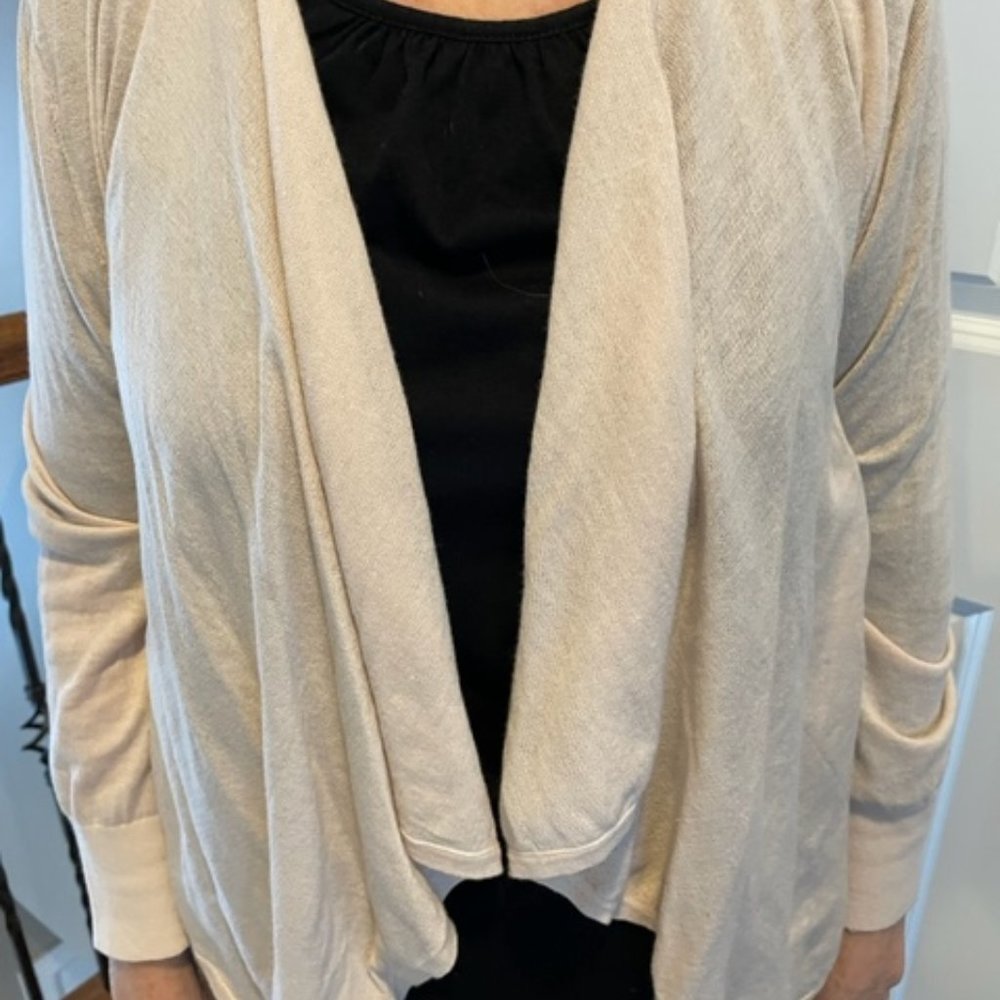 Charolette Tarantola cardi, pale pink open back